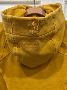 lululemon athletica Mustard Yellow Scuba Full-Zip Hoodie